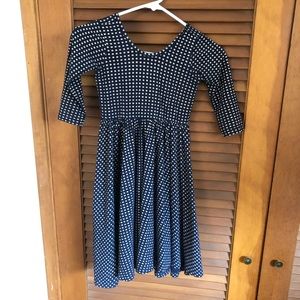 Alice & Ames Navy Square Dress. Size 8.